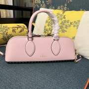 Valentino Garavani Rockstud Pink E/W Calfskin Handbag 34x11x8cm - 1