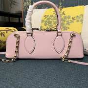 Valentino Garavani Rockstud Pink E/W Calfskin Handbag 34x11x8cm - 2