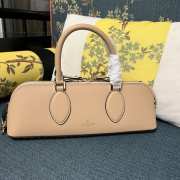 Valentino Garavani Rockstud Beige E/W Calfskin Handbag 34x11x8cm - 1