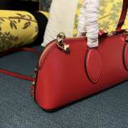 Valentino Garavani Rockstud Red E/W Calfskin Handbag 34x11x8cm - 6