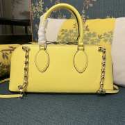 Valentino Garavani Rockstud Yellow Calfskin bag 34x15x9cm - 5