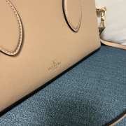 Valentino Garavani Rockstud Beige Calfskin bag 34x15x9cm - 6