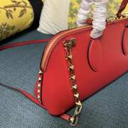 Valentino Garavani Rockstud Red Calfskin bag 34x15x9cm - 2