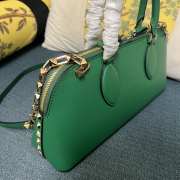 Valentino Garavani Rockstud Green Calfskin bag 34x15x9cm - 6