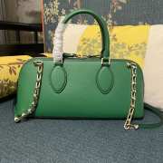 Valentino Garavani Rockstud Green Calfskin bag 34x15x9cm - 5