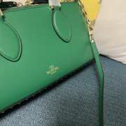 Valentino Garavani Rockstud Green Calfskin bag 34x15x9cm - 3