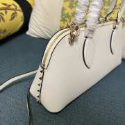 Valentino Garavani Rockstud White Calfskin bag 34x15x9cm - 6