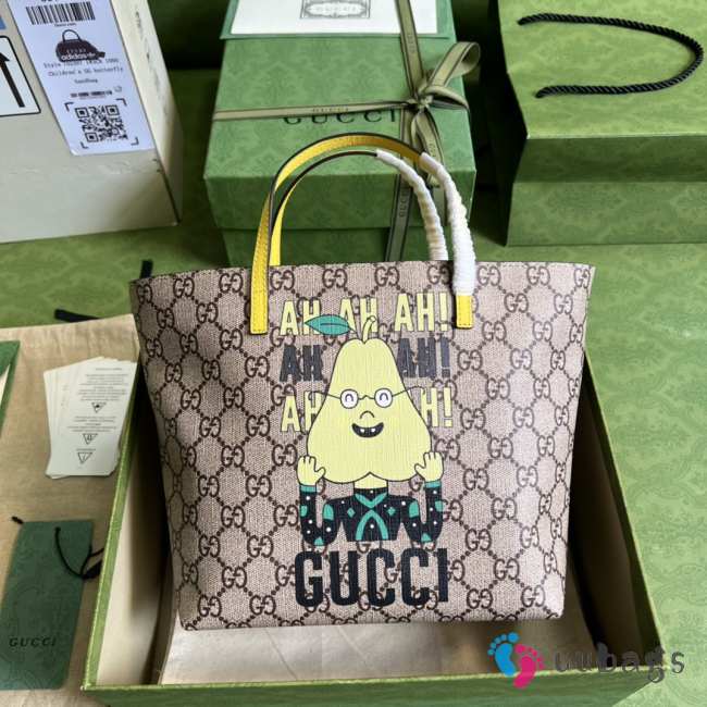 Gucci 410812 tote bag in brown 21x20x10cm - 1