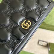 Gucci Matelasse Chain Wallet In Black 20x12.5x4cm - 3