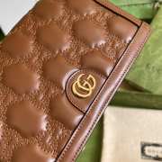 Gucci Matelasse Chain Wallet In Brown 20x12.5x4cm - 2