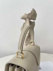 Celine Tabou Mini Bag Calfskin In Beige 12×16×5cm - 6