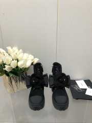 Chanel the camellia series thick-soled shoes in black 01 - 4