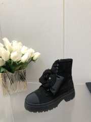 Chanel the camellia series thick-soled shoes in black 01 - 3