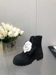 Chanel the camellia series thick-soled shoes in black 02 - 6