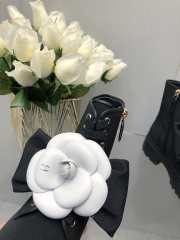 Chanel the camellia series thick-soled shoes in black 02 - 3