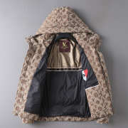 Louis Vuitton winter down jackets in brown - 4