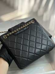 Chanel 24C Tote Bag In Black 17.5x20x5cm - 2