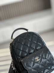 Chanel 24C mini backpack in black 18x13x9cm - 2