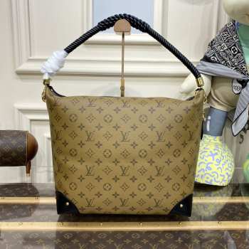 Louis Vuitton M44130 Monogram Canvas Triangle Softy Bag 45x31x16cm