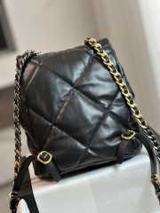 Chanel 24C 19 series black backpack 26x22x16cm - 3