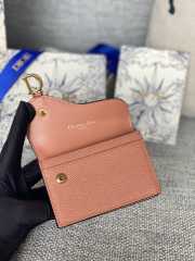 Dior Saddle Card Holder Oblique Orange 10.5x7x3cm - 4