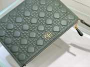 Dior Caro Pouch Green Soft Cannage Calfskin 30x21.5cm - 4