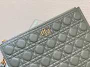 Dior Caro Pouch Green Soft Cannage Calfskin 30x21.5cm - 5