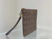 Dior Caro Pouch Warm Brown Soft Cannage Calfskin 30x21.5cm - 5