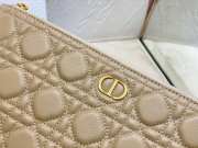 Dior Caro Pouch Beige Soft Cannage Calfskin 30x21.5cm - 3