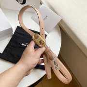 Celine Beige Copper Buckle Belt width 2.5cm - 4