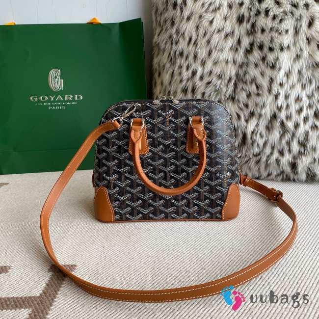 Goyard Vendôme Mini bag in black & tan 23x18x10cm - 1