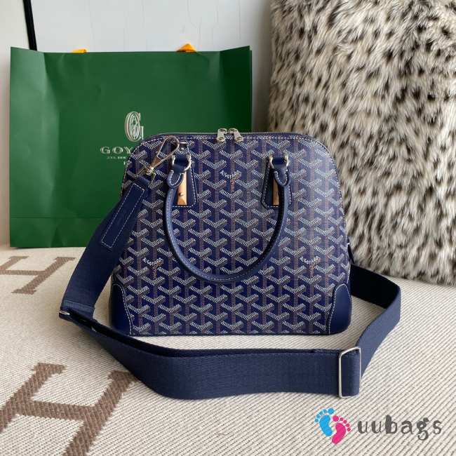 Goyard Vendôme Mini Bag In Navy Blue 23x18x10cm - 1