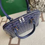 Goyard Vendôme Mini Bag In Navy Blue 23x18x10cm - 4