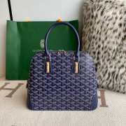 Goyard Vendôme Mini Bag In Navy Blue 23x18x10cm - 3