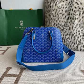 Goyard Vendôme Mini Bag In Blue 23x18x10cm