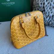 Goyard Vendôme Mini Bag In Yellow 23x18x10cm - 4