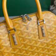 Goyard Vendôme Mini Bag In Yellow 23x18x10cm - 6