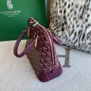 Goyard Vendôme Mini Bag In Burgundy 23x18x10cm - 6