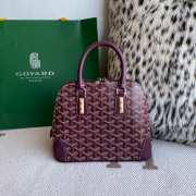 Goyard Vendôme Mini Bag In Burgundy 23x18x10cm - 5