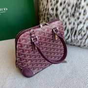 Goyard Vendôme Mini Bag In Burgundy 23x18x10cm - 4