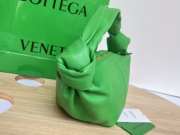 Bottega Veneta Nappa Double Knot Green Bag 29x18x26cm - 2