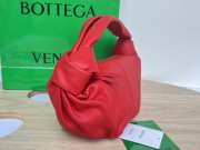 Bottega Veneta Nappa Double Knot Red Bag 29x18x26cm - 2