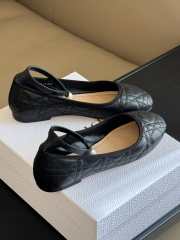 Dior Ballet Flat Black Quilted Cannage Calfskin - 5