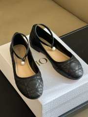 Dior Ballet Flat Black Quilted Cannage Calfskin - 4