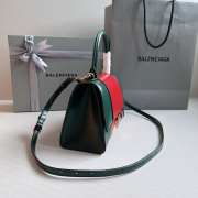 Gucci Hacker Project Hourglass Greeb And Red Leather 23x10x14cm - 5