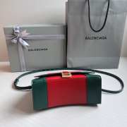 Gucci Hacker Project Hourglass Greeb And Red Leather 23x10x14cm - 3