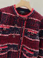 Chanel winter short cardigan in red 01 - 6