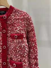 Chanel winter short cardigan in red 02 - 3