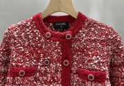 Chanel winter short cardigan in red 02 - 4