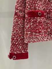 Chanel winter short cardigan in red 02 - 5